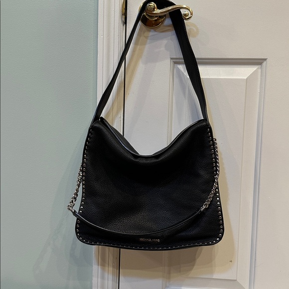 Michael Kors large black studded hobo bag - Picture 2 of 10